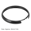 Miniatyrbillede 3 af 5: Fjernbetjenings Nøglering Trim Aluminium Legering Erstatning til MINI R55 R56 R57 R58 R59 R60 Sort