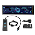 Miniatyrbilde 2 av 5: 8.8in PC Temperaturmonitor 1920x480 60Hz for AIDA64 PC Sensor Panel Display CPU GPU SSD Data Temperaturmonitor for Windows for Linux