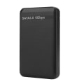 Miniatyrbillede 1 af 5: 2.5 tommer USB3.0 SATA3.0 Høj Hastighed 6Gbps Mobilt Harddisk Kabinet Understøtter 6TB UASP Acceleration (Sort)