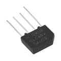 2A 1000V Diodebro KBP210 Flat Likretterbro for Elektronisk Krets (10 stk)