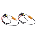 Miniatyrbild 1 av 5: 2 st Lastmotståndsadapter 50W 6Ω H11 880 881 LED Metall för Blinkers / Dimljus