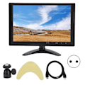 Pikkukuva 2 / 5: Universaali 10.1 tuuman 1280x800 16:10 HD LCD-monitori, tukee HDMI / VGA / AV -tuloa