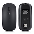 Pikkukuva 1 / 5: Langaton hiiri 2.4G Ladattava USB Langaton Pelihiiri LED Värikkäällä Valolla Musta