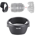 Miniatyrbillede 5 af 5: EW‑73C Kvalitets Bærbar Plastik Kamera Objektiv Modlysblænde til EF S 10‑18mm F4.5‑5.6 IS STM