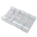 Miniatyrbilde 2 av 5: 50 stk. 8 Rader Stolsløyfe Serviettringer Diamant Mesh Bånd For Bryllup Jul Sølv