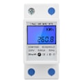 Miniatyrbild 1 av 5: 5-80A DDM15SD LCD-bakgrundsbelyst digital display enfasig elektronisk energimätare KWh