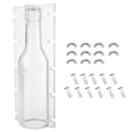 Miniatyrbillede 2 af 5: Klar Plastik Lys DIY Form Værktøj Flaskeformet Varmebestandig Bryllupslys Form