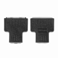 Miniatyrbillede 2 af 5: 2 stk. Ethernet Kabel Adapter 1‑ind 2‑ud RJ45 Hun Interface LAN Stik Kabel Forlænger Splitter til Internetledning