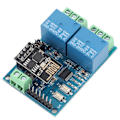 Miniatyrbild 2 av 5: 5V ESP8266 Dubbelkanal WiFi Relämodul IOT Smart Hem Telefon APP Fjärrkontroll