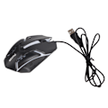 Miniatyrbillede 2 af 5: MS11 1600DPI Kablet Baggrundsbelyst USB Mus Ergonomisk Gaming Notebook Kontor Gamer Mus
