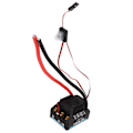 Miniatyrbillede 1 af 5: 150A Børsteløs ESC Vandtæt Støvtæt BEC 5A 5.8V Elektronisk Hastighedsregulator til 1/8 RC Bil