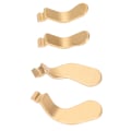 Miniatyrbillede 4 af 5: 4 stk. Trigger Paddles og 2 udskiftelige D-pads i rustfrit stål, reservedele til Xbox One Elite Series 2