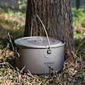 Miniatyrbillede 4 af 4: Ren Titanium Camping Bærbar Hængegryde Udendørs Hængegryde
