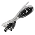 Miniatyrbillede 3 af 5: MIDI til USB Kabel Ca. 2,2 yd Langt 16 Kanaler USB PC Interface LED Strøm Input Output Indikator USB MIDI Kabel