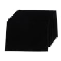 Miniatyrbillede 2 af 5: 10 stk. selvklæbende sort smykkeskrin Lint Lining Sticky Flocked Cloth tilbehør