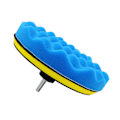 Miniatyrbillede 1 af 2: 10 stk. Svampe Polerings Buffing Voks Pad Kit Til Bil Poleringsmaskine Buffer Med Boreadapter 4''