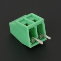 Miniatyrbild 4 av 5: 50 st/set 2-polig 2,54 mm stift Grön PCB Universal Skruvterminalblockkontakt