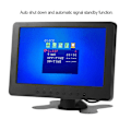 Pikkukuva 2 / 4: 7 tuuman HD-monitori 1024x600 16:9 TFT LCD -monitori tukee BNC AV-videotuloa koti- ja autovalvontaan
