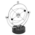 Miniatyrbilde 1 av 5: Perpetual Motion Swing Ball Elektronisk Solcelle System Magnetisk Swing Energi Orbit Skrivebords Ornament
