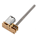Pikkukuva 1 / 5: 1024GA20 DC 6V/12V Kierre N20 Vaihdemoottori M4 x 55mm Akseli (6V 60RPM)