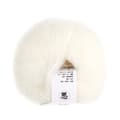 Populär Mjuk Mohair Pashm Stickad Angora Lång Ull Garn Hot (vit)