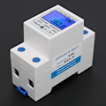 Miniatyrbild 5 av 5: 5-80A DDM15SD LCD-bakgrundsbelyst digital display enfasig elektronisk energimätare KWh