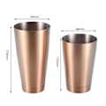Miniatyrbillede 3 af 5: Rustfrit stål, robust og holdbar cocktail shaker, bar, hjem, køkkenredskab (Rose Golden)