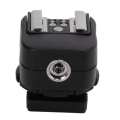 Miniatyrbild 4 av 5: TF‑334 Hotskoadapter med extra PC-synkkontakt för A73 kamerablixt Speedlite