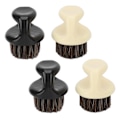 Miniatyrbild 1 av 5: 4-pack Knuckleborste för Skägg för Män Styling Mustasch Knuckleborste Mjuka Borst Sopa Skägg Manlig