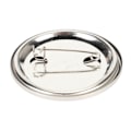 Pikkukuva 3 / 5: 100 Sarjan Pinssipohjaosat Tukevat Metallimuoviset Ruosteenkestävät Sileät Napinvalmistustarvikkeet DIY-merkkeihin 44MM