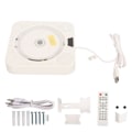 Miniatyrbilde 3 av 5: Bluetooth Vegg-CD-spiller Sanntidstilkobling Multifunksjonell Port Bærbar CD-musikkspiller med Fjernkontroll 100‑240V EU-plugg