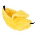 Miniatyrbilde 5 av 5: Liten Varm Plysj Bananformet Kjæledyr Rede Hus for Hamster Hengekøye Seng (Gul)