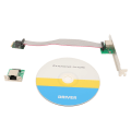 Miniatyrbild 1 av 5: Gigabit Ethernet-serverkort 1000M Högpresterande RJ45 Enport Ethernet NIC-kort för industriell dator