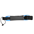 Miniatyrbillede 2 af 2: TPU 6ft 5.5mm Paddle Board Leash med dobbelte drejeled (transparent blå)