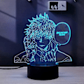 Miniatyrbilde 1 av 5: SBSG Satoru Gojo 3D Illusionslampe Jujutsu Kaisen LED Anime Lampe 16 Fargeendringer RGB Fjernkontroll Skrivebord Nattelys for Soverom (Satoru Gojo)