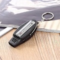 Miniatyrbillede 3 af 4: Multifunktionel Fløjte Kompas Termometer Forstørrelsesglas Nøglering Nød Survival Kit Udendørs Rejse Camping Vandreture