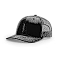 Miniatyrbilde 1 av 4: Unisex Trucker Justerbar Snapback Baseball Caps, Mesh Utendørs Lett Brett, Ensfarget, Svart, 1 Pakning