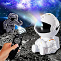 Miniatyrbillede 1 af 5: Astronaut Galaxy Projektor, Stjerneprojektor Galaxy Lys, Astronaut Natlys