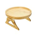 Miniatyrbillede 1 af 4: Foldbart Skrivebord Armlæn Serveringsorganisator Sofa Armbakke Sofa TV Bord Arm Sofa Bord Foldbart Clip Bord
