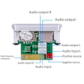 Pikkukuva 5 / 5: Bluetooth 5.0 MP3 WMA APE Dekoodauslevy Auton Audio USB TF FM Radio Handsfree Moduuli MP3-soitin
