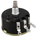Miniatyrbillede 1 af 5: WX050 10K ohm 5W 6mm Rund Aksel Trådviklet Potentiometer Sort+Sølv