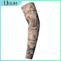 Miniatyrbillede 1 af 5: 1 stk. Åndbar Arm Sleeve 3D Tattoo UV Beskyttelse Arm Cover Cykling Solbeskyttende Covers Hurtigtørrende Sommer