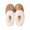 Miniatyrbillede 3 af 5: Dame og Herre Hjemmesko Fluffy Memory Foam Slip-on Hjemmesko med Anti-Skridsikker Sål Indendørs Udendørs, Khaki 38-39