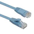Miniatyrbilde 3 av 3: Hmwy-10m Cat6 Ultra-tynn Flat Ethernet Nettverkslan-kabel, Patch Lead Rj45 (blå)