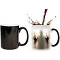 Miniatyrbillede 1 af 5: The Walking Dead Kop med Farveskiftende Varmefølsom Keramik 11oz Kaffe Kop Overraskelsesgave