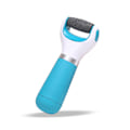 Miniatyrbillede 1 af 5: Scholl Velvet Smooth Roll Professionel Elektrisk Fodpleje Rulle til Tør Hud Blå, 1 (Pakke med 1)