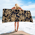 Miniatyrbild 2 av 5: Lyxiga Mikrofiber Strandhanddukar i Europeisk Design för Män Kvinnor Hem/Hotell Badhanddukar Strandhandduk