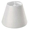 Miniatyrbillede 1 af 5: Lampe Skærm Hørstof Hvid Lampe Skærm Lille 5 Tommer Øverst Diameter X 9 Tommer Bund Diameter X 7 Tommer