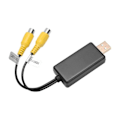 Pikkukuva 1 / 5: USB-CVBS RCA -videolähtöadapteriboksi Liitäntä Monitorin Näyttölaitteeseen Android-radion Multimediaan (A)