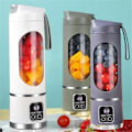 Miniatyrbild 2 av 5: USB Uppladdningsbar Portabel Blender 8 Blad Mini Iskross med Digital Display 3 Lägen Portabel Bl